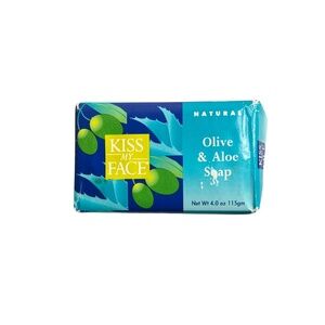 Deadstock Kiss My Face Olive & Aloe Natural Bar Soap Made In Greece 4.0oz 115gm